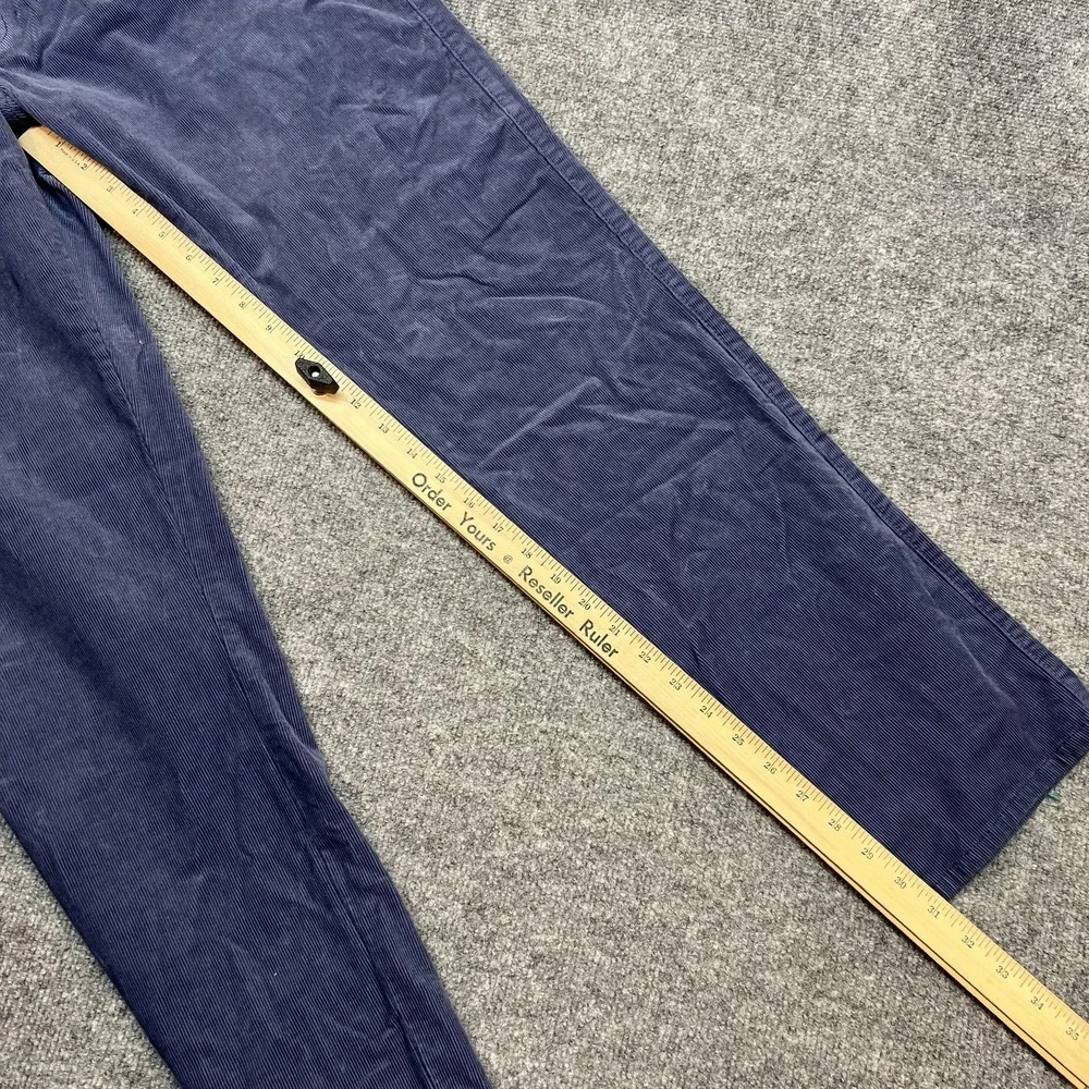 Peter Millar Pants Mens 38 Blue Corduroy Stretch Khakis 5 Pocket Casual
